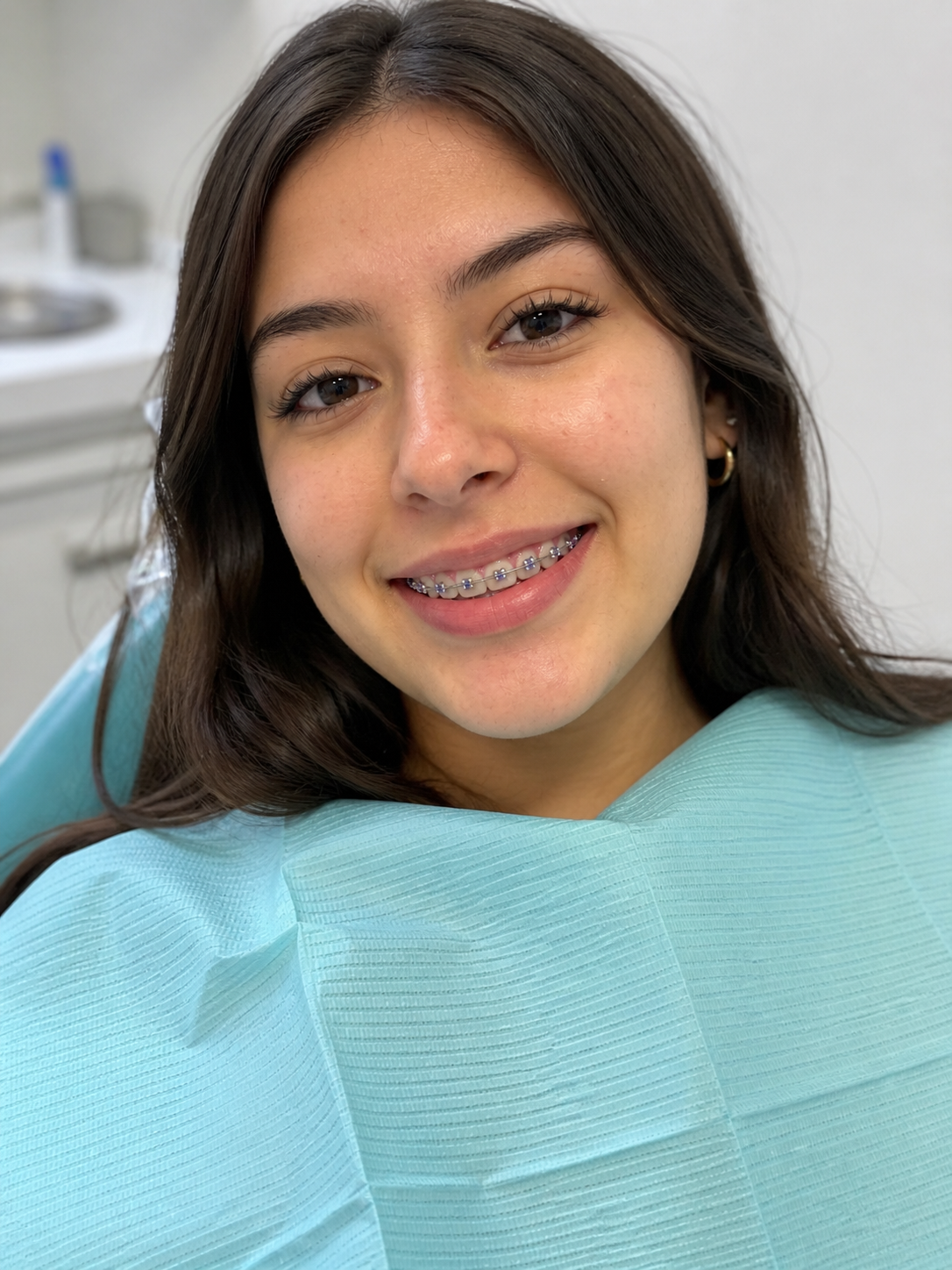 Paciente con sonrisa perfecta